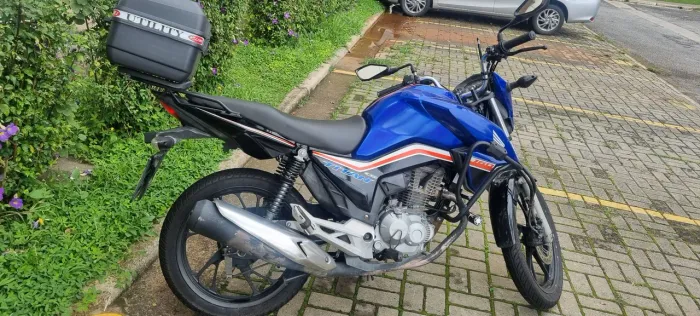 160 titan toda revisada so pegar e andar pneus novos moto muito econômica