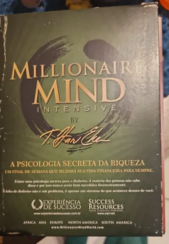 Box DVDS Millionaire Minds - A PSICOLOGIA SECRETA DA RIQUEZA