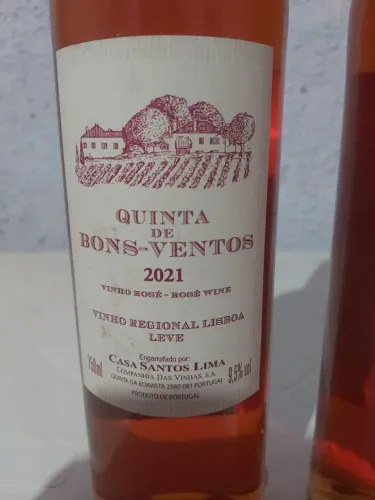 Vinho Português Bons Ventos Rosé 750ml