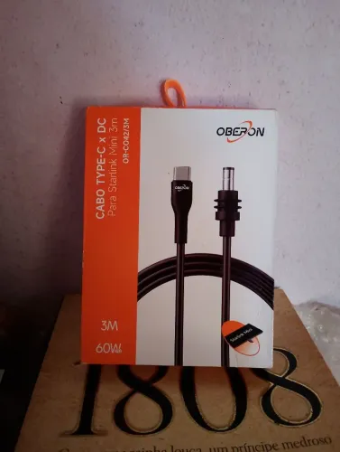 Cabo Typo-C x DC para Starlink Mini - 3 Metros