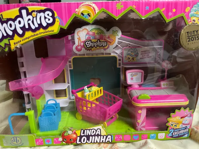 Supermercado Shopkins completo com mais 14 shopinks