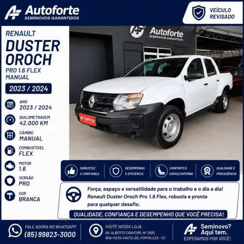 Renault Duster Oroch PRO 1.6 Flex 16V Mec. 2024