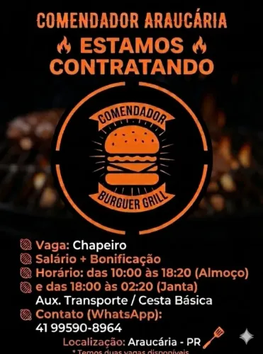Vaga noturna disponível das 18 às 02:20