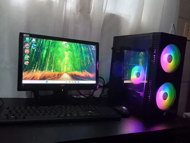 PC Gamer Completo Placa de vídeo NVidia + 12GB de RAM + SSD