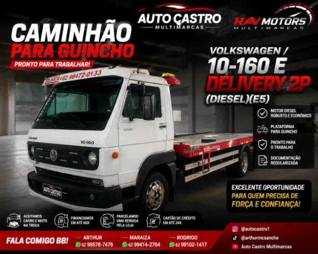 VW DELIVERY 10-160 2017/18 GUINCHO PLATAFORMA