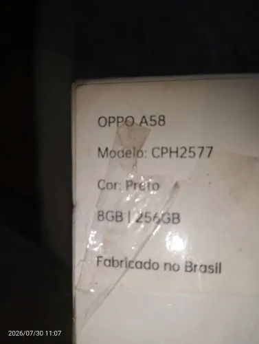 Celular A58 CPH2577