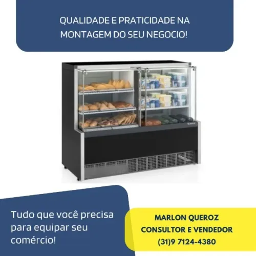 Balcão Quente / Frio 1,40M Gelopar Novo