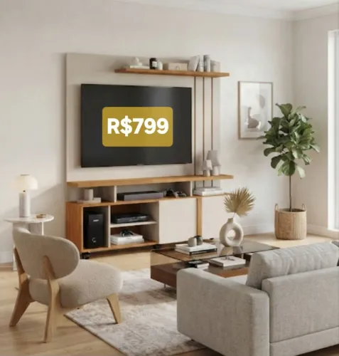 Rack home estante novo na caixa