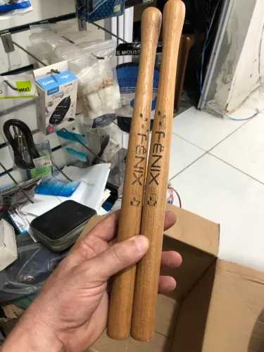 Kit? com 22 baquetas de madeira para marcação