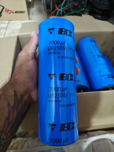 capacitor eletrolítico giga 7000uf 250v 75x220mm