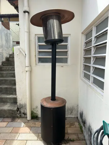 Aquecedor de Ambiente Externo a Gás (Tipo Chapéu) - Funcionando 100%