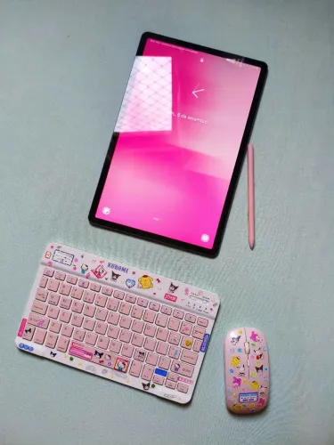 Samsung Tab S7 FE + teclado e mouse