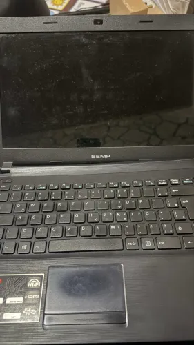 Notebook semp para retirar peças. Não funciona mais. Não tenho a fonte. Aceito oferta.