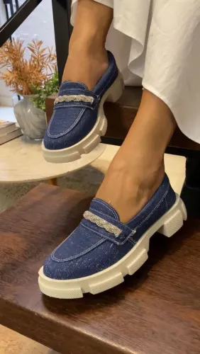 Mocassim courino luxo 