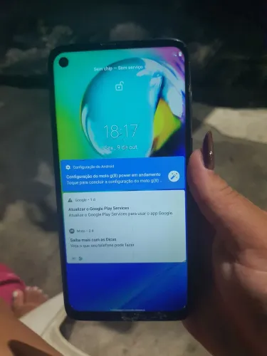 Moto g8 power trincado 64gb