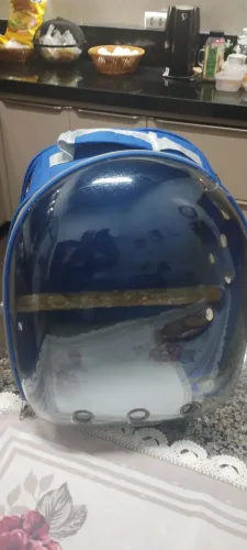 Gaiola passeio calopsitas ( usado uma vez é novonha)