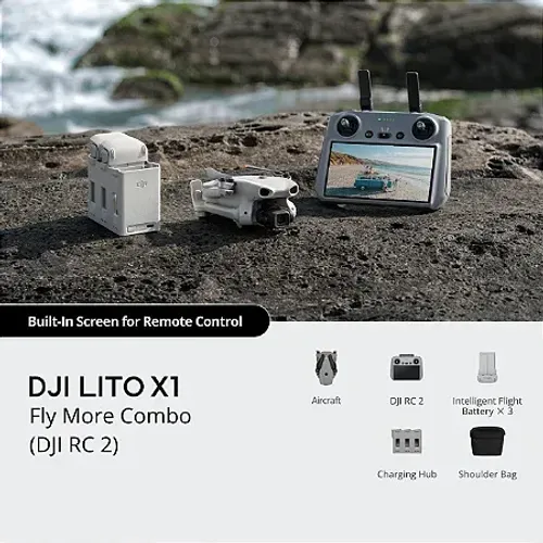 DJI Lito X1 fly more combo controle com tela