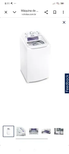 Vendo máquina de lavar Eletrolux 16kg