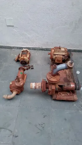 02 bombas de irrigação centrífuga com motores WEG. nescessário reforma  - leia 