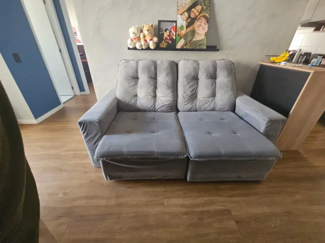Sofá retrátil 3 lugares