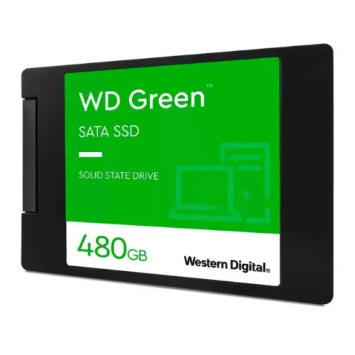 SSD 480GB WD Green, SATA 3 Leitura 545 MB E Gravação 430MB- 100% SAUDAVEL