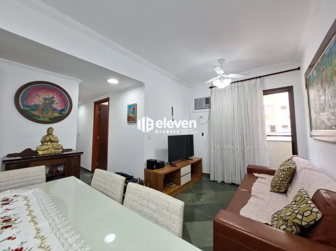 Apartamento 2 Dormitórios com Suíte no Guarujá  65 m², 1 Vaga, elevador, piscina próximo à
