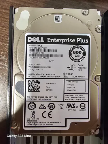 Dell enterprise plus 600gb.