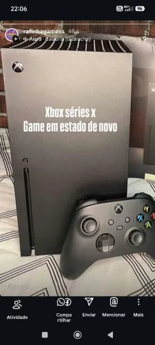 Xbox séries x game em perfeito estado de conservação mas está sem a caixa