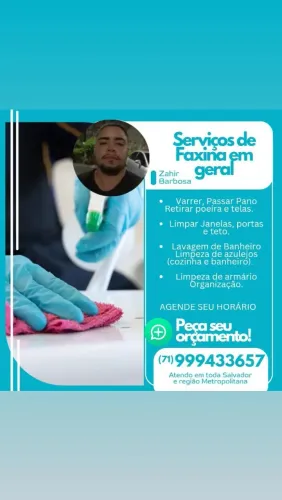 Faço faxina valor acessível