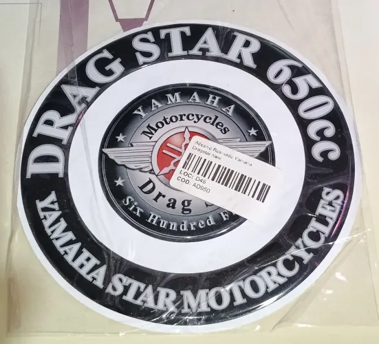 Adesivo resinado para drag star