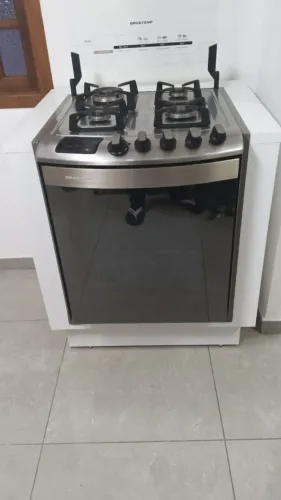 Fogão Brastemp Ative 4 bocas inox 
