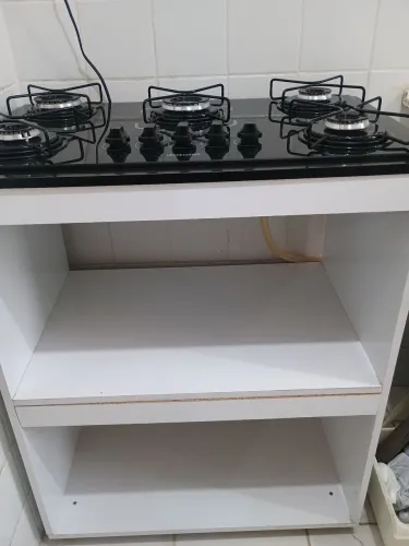 Cooktop Itatiaia 5 bocas + móvel + mangueira e registro