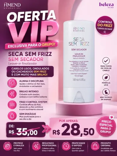 leavin finalizador sem secador