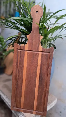Tábua de corte pra churrasco Madeira nobre cumaru