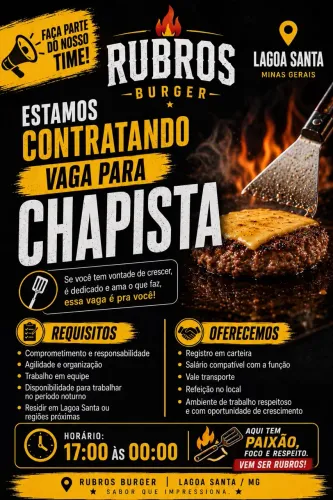 Vaga para chapista (freelance/contratação)