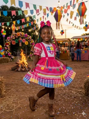 Vestido de quadrilha - vestido junino 