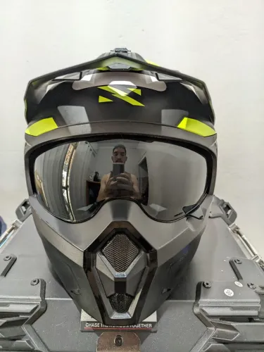 Capacete Norisk Darth ll X1 - Viseira Cristal e Fumê