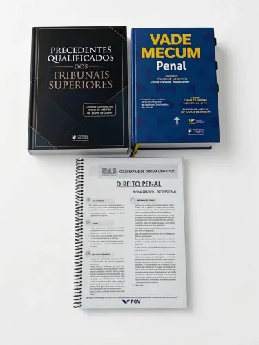 OAB 2ª fase - VADE MECUM PENAL Ceisc + Livro de precedentes + Caderno de provas