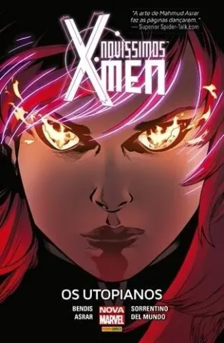 História em Quadrinhos (HQ) Novíssimos X-Men: Os Utopianos (Novo - Lacrado) Capa Dura - No