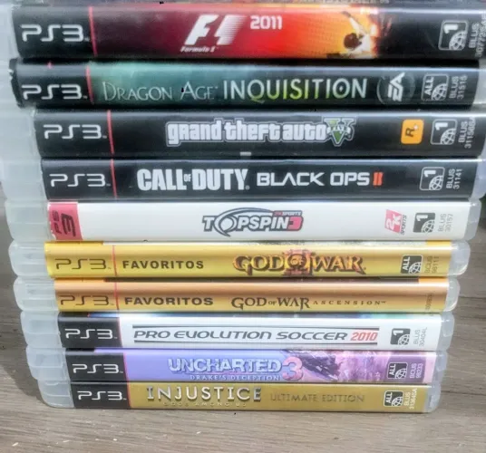 Lote jogos ps3
