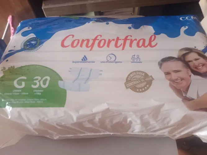 Fralda adulta geriátrica tamanho G