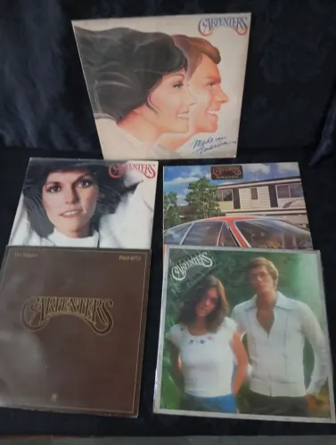 Coleção Vinil Carpenters - 5 LPs Originais | Clássicos | Lote Completo