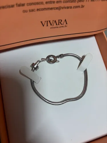PULSEIRA LIFE VIVARA PRATA 925
