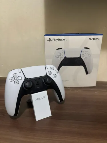 Controle Sony DualSense PS5 Branco Original + Caixa