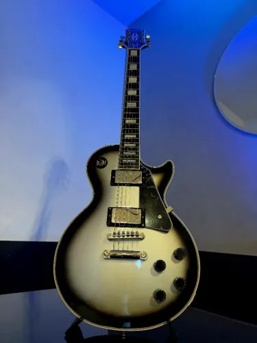 Guitarra Epiphone Les Paul Custom Silver Burst