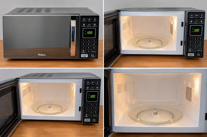 Microondas Philco espelhado