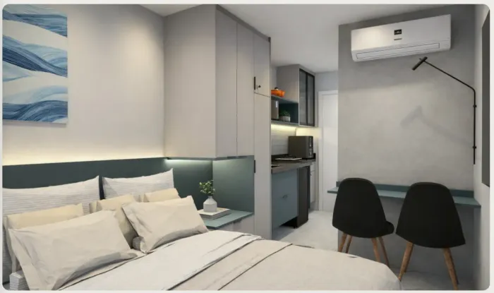 Studio para venda em Pinheiros com 1 quarto, sendo 1 suíte, 17m²