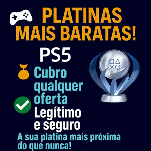 Troféu Platina Para Qualquer Jogo De Playstation 5