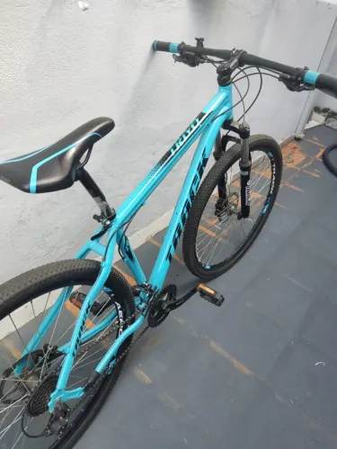 Bicicleta Aro 29 Pro M5 Track 21v Freios Hidráulicos Cor Azul