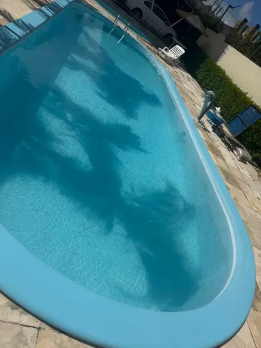 Limpeza de piscina e troca de areia de filtro 